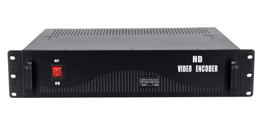 HES-116 16-channel SDI IP streaming encoder with 1080p60 H.264/H.265, RTMP/HLS/UDP/SRT and WEB GUI management